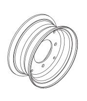 前輪ホイル#80-1260-407-00